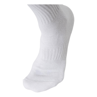 Everyday Cushioned Training Crew Socks (6 Pairs) WHITE/BLACK