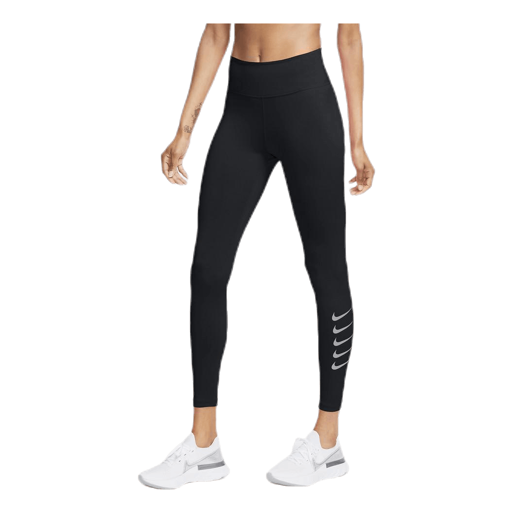 Swoosh Run Tight 7/8 Black/Silver