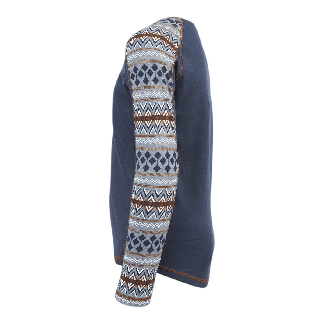 Willto Wool Ls Top Blue