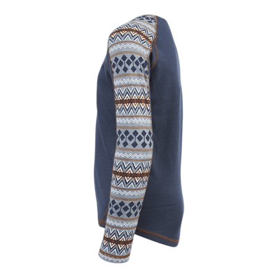 Willto Wool Ls Top Blue