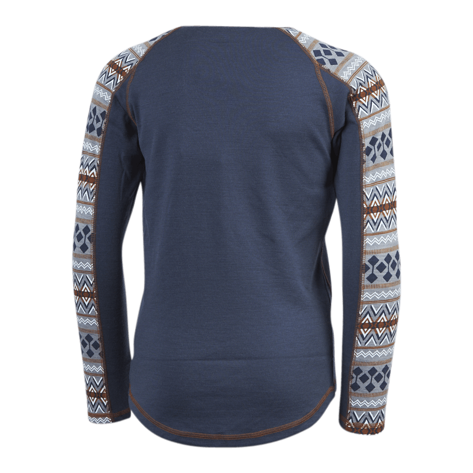 Willto Wool Ls Top Blue