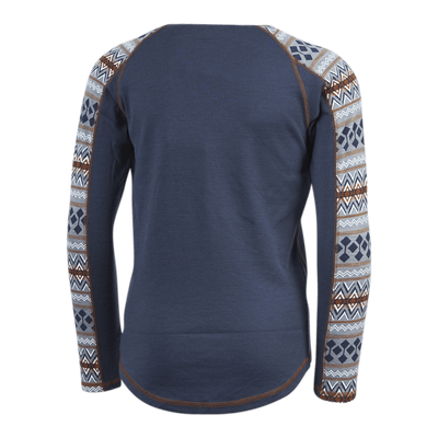 Willto Wool Ls Top Blue