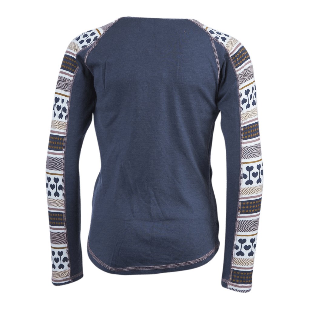 Willto Wool Ls Top Blue