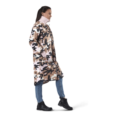 Nyre Parka Pink/Patterned