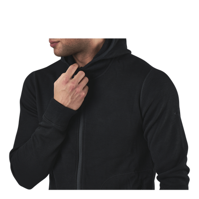 Elemental LS Zip Hood Black