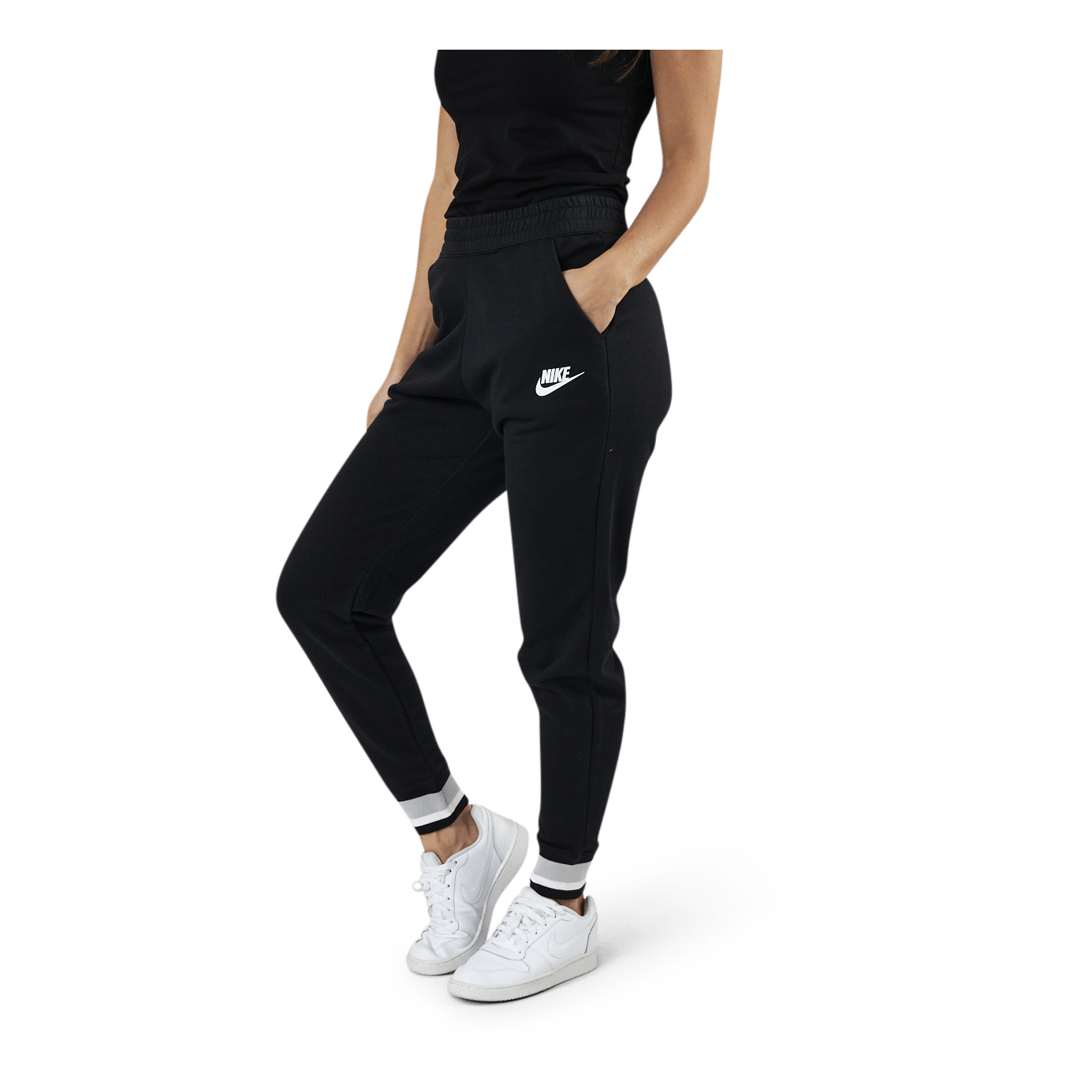 Nsw Hrtg Pant Flc White/Black