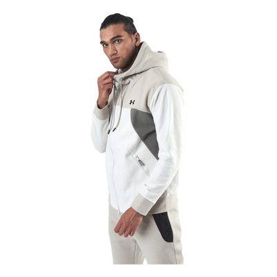 Recover Fleece Fz Hoodie White