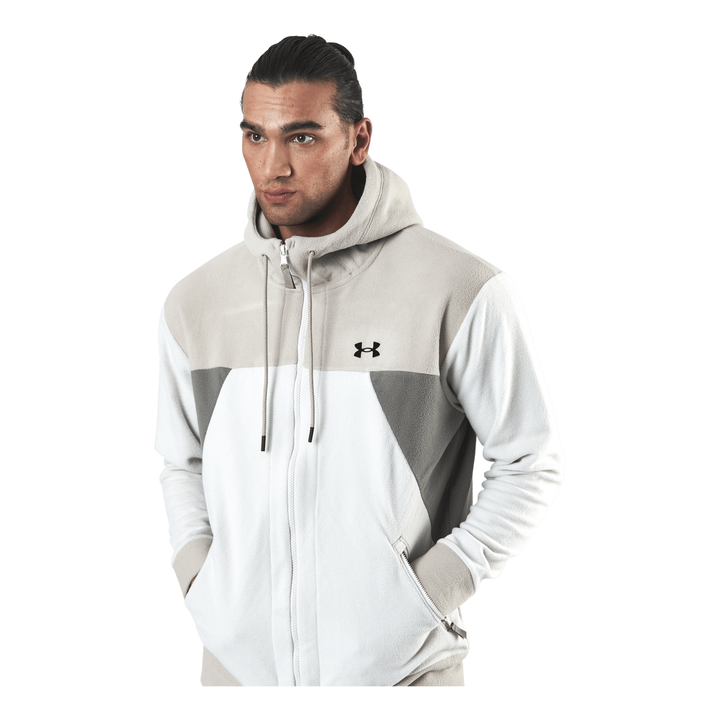 Recover Fleece Fz Hoodie White