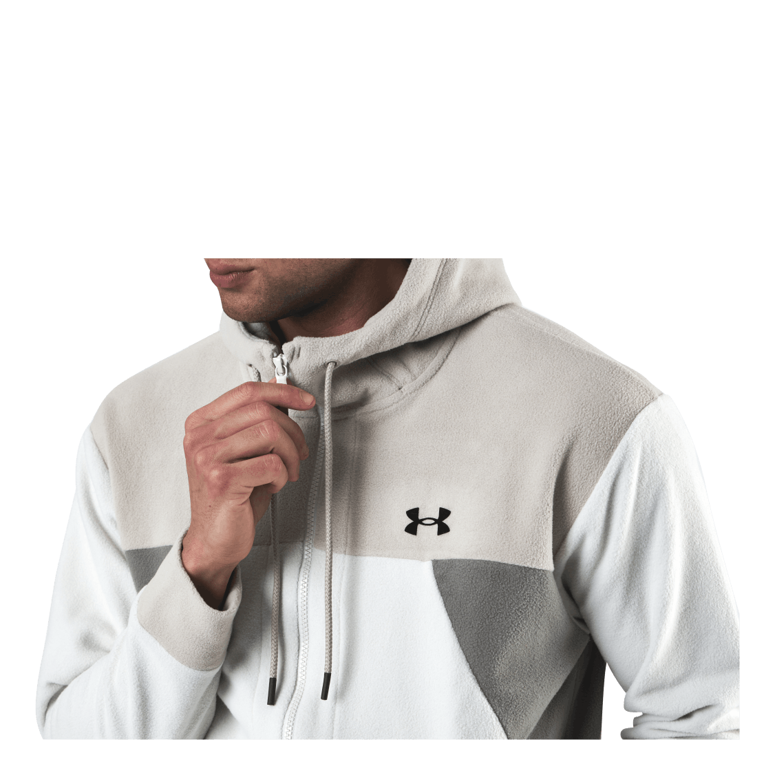 Recover Fleece Fz Hoodie White