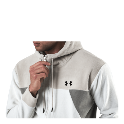 Recover Fleece Fz Hoodie White