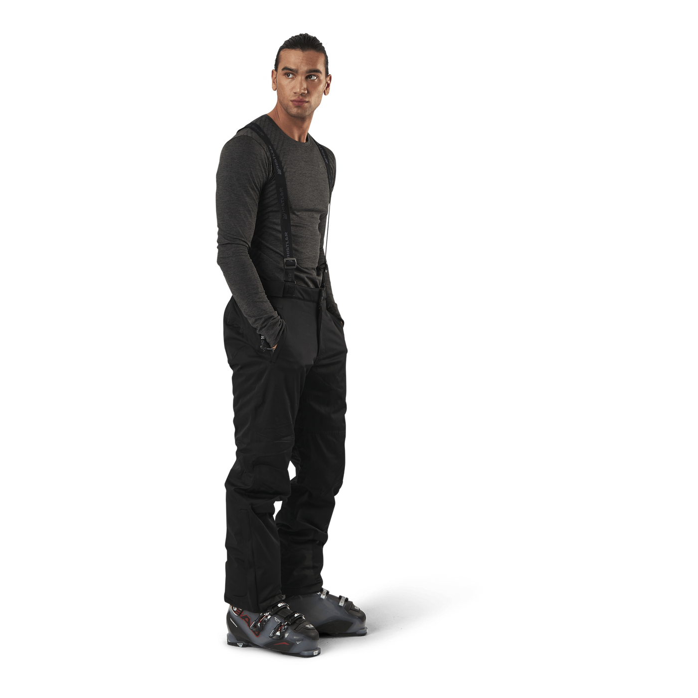 Gippslang Functional Ski Pants W-PRO 15000 Black