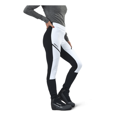 Glide Wind Tights White/Black