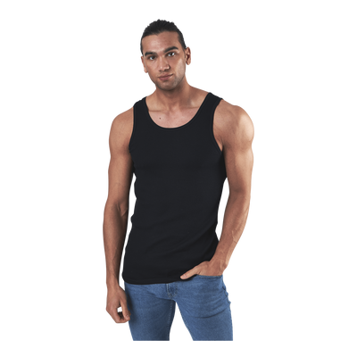 Tank Organic Cotton 2-pack Black