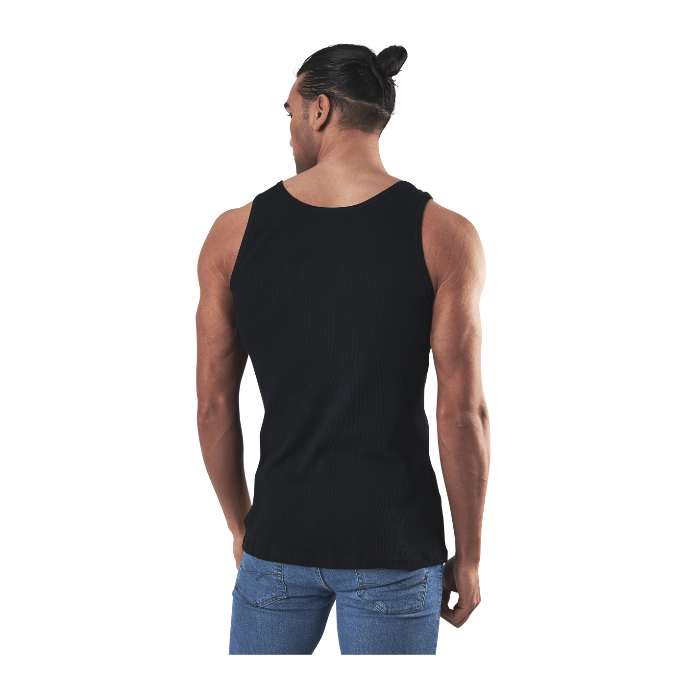 Tank Organic Cotton 2-pack Black