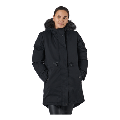 Mt Kelsey Sherpa Lined Parka Black