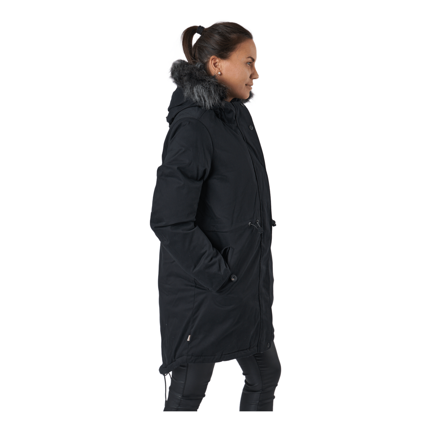 Mt Kelsey Sherpa Lined Parka Black