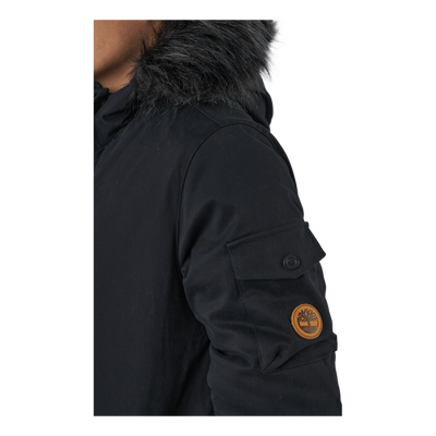 Mt Kelsey Sherpa Lined Parka Black