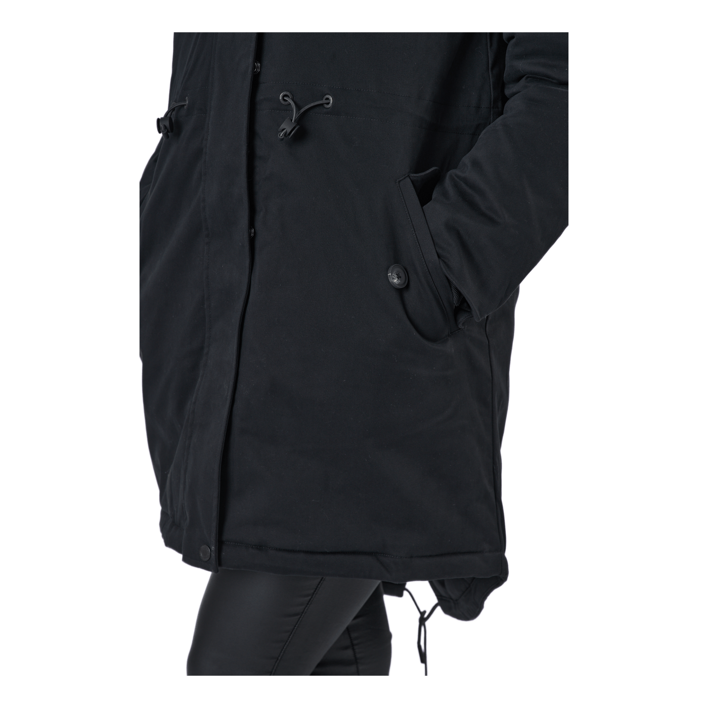 Mt Kelsey Sherpa Lined Parka Black