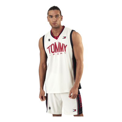 Basketball Iconic Tank Top White