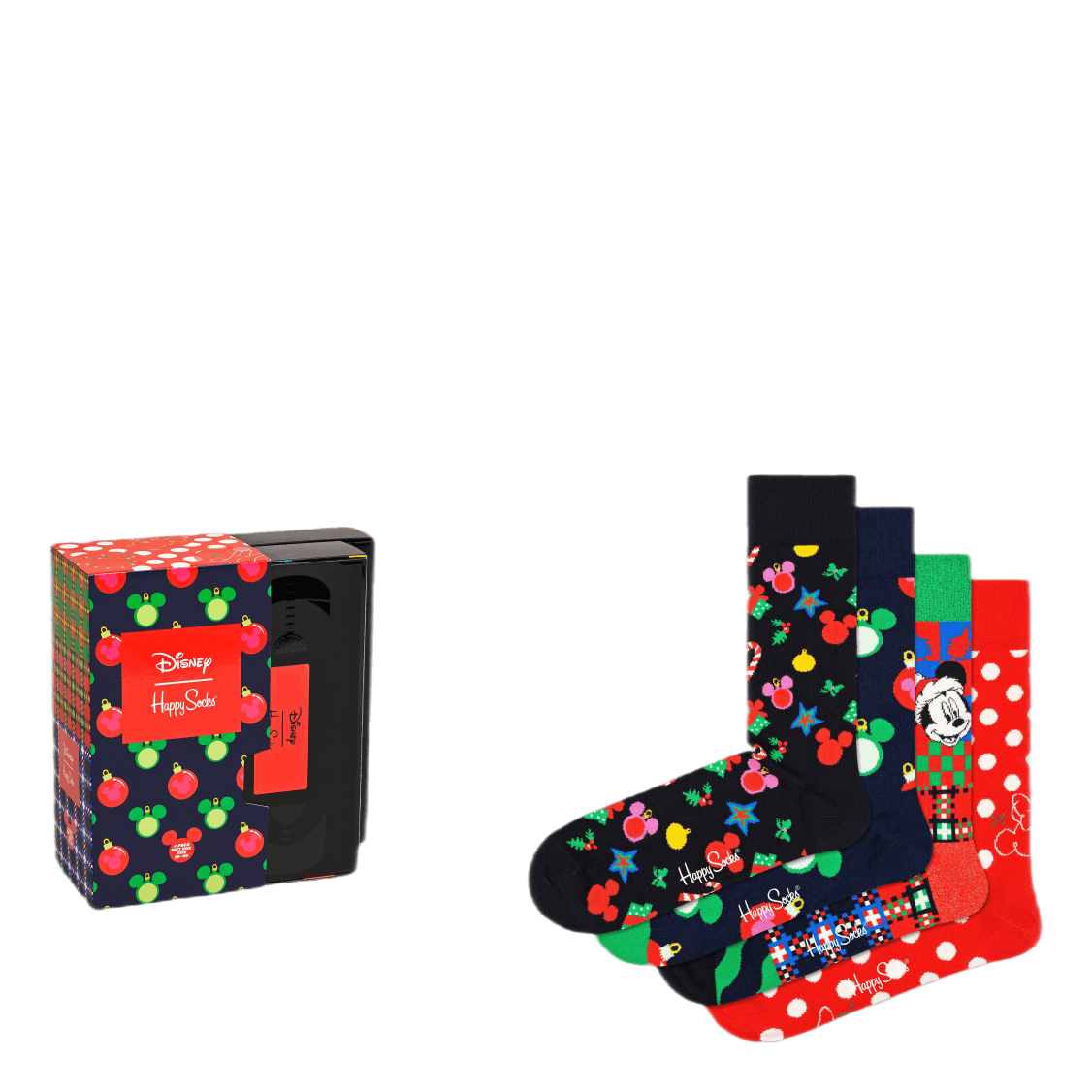 Disney Holiday 4-Pack Gift Box Patterned