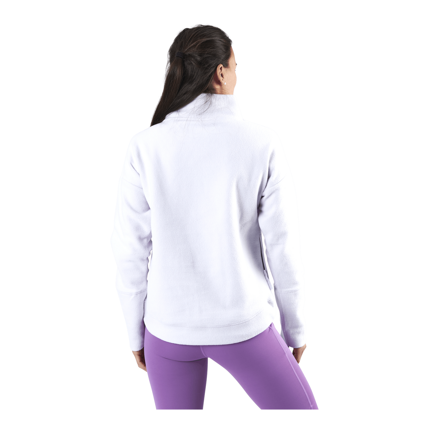 Recover Fleece Wrap Neck Purple