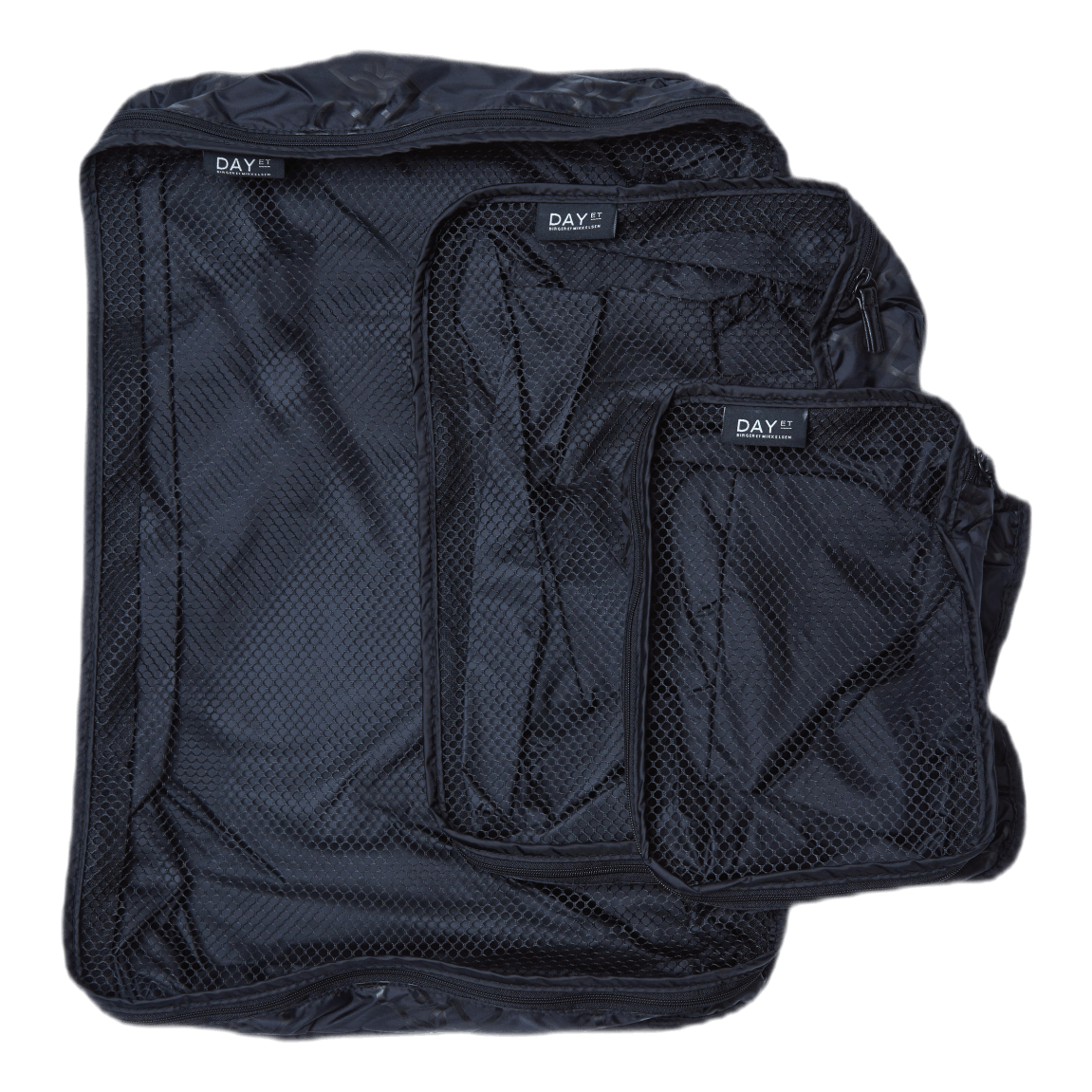 Cube Suitcase Packing Set Black