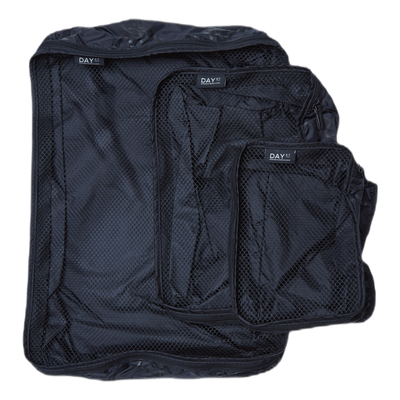 Cube Suitcase Packing Set Black