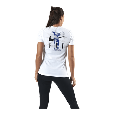 Womens Dri-Fit Tee - Meant To Fly White