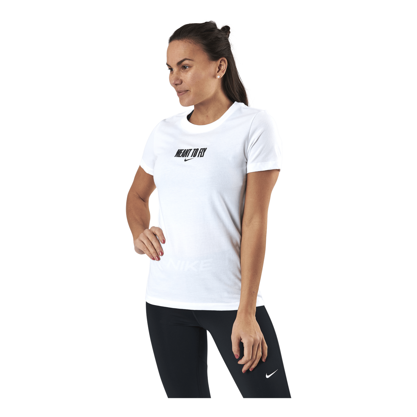 Womens Dri-Fit Tee - Meant To Fly White