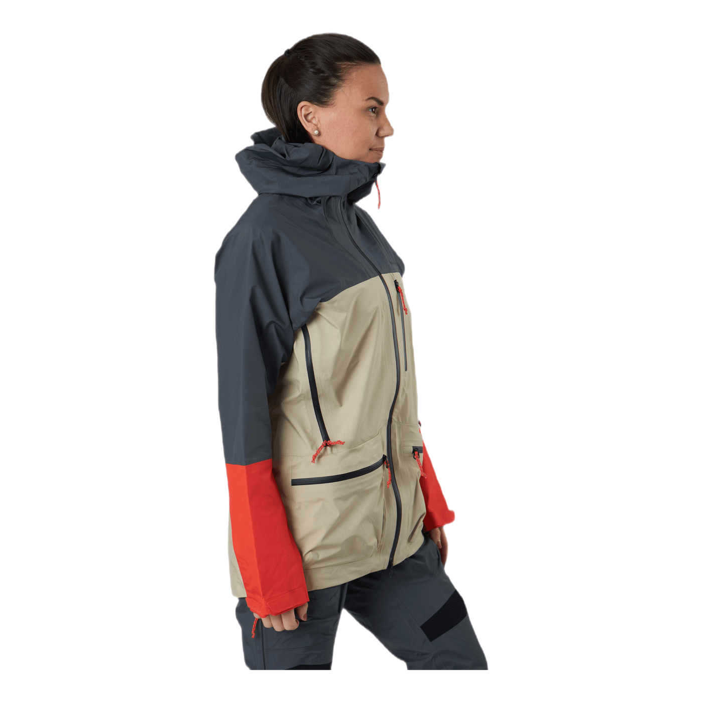 Vislight C Jacket Beige/Red