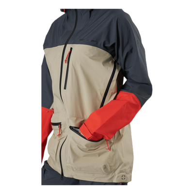 Vislight C Jacket Beige/Red