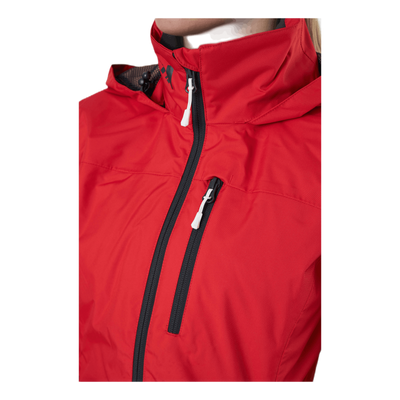 Crew Hooded Jacket Red