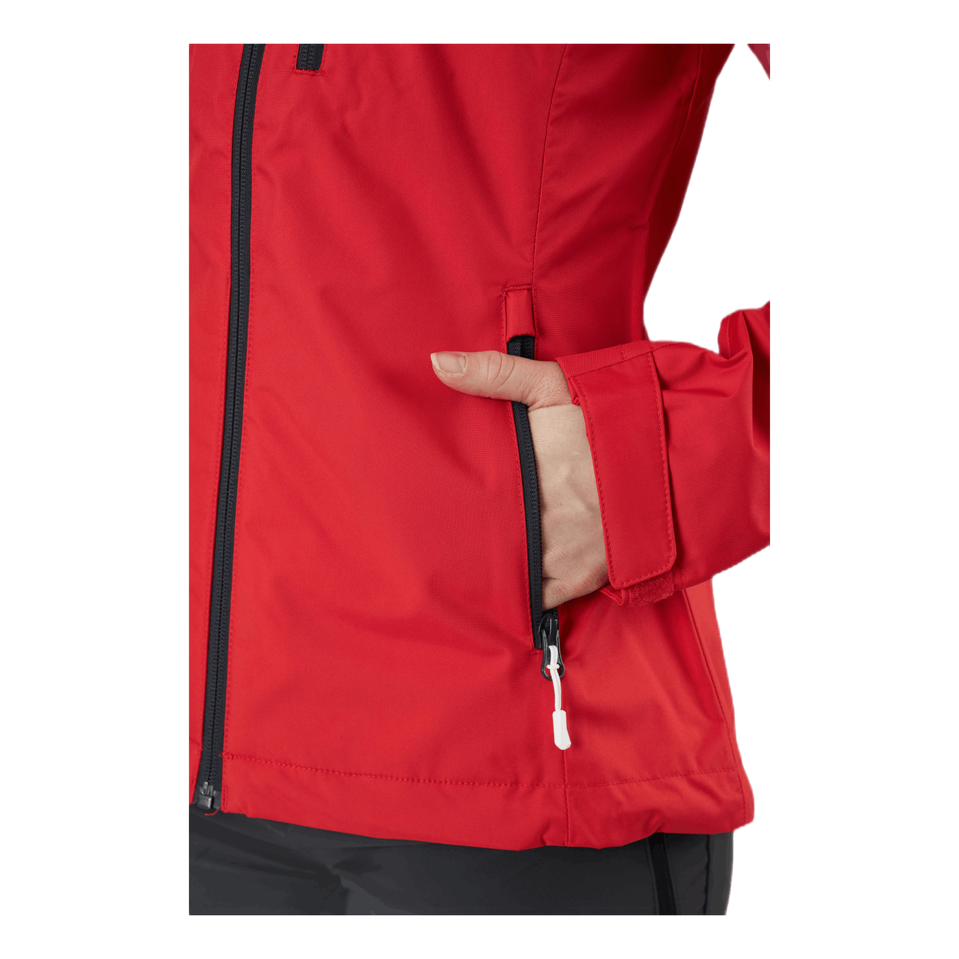 Crew Hooded Jacket Red