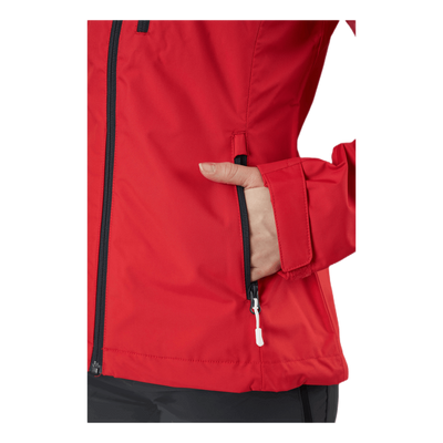 Crew Hooded Jacket Red