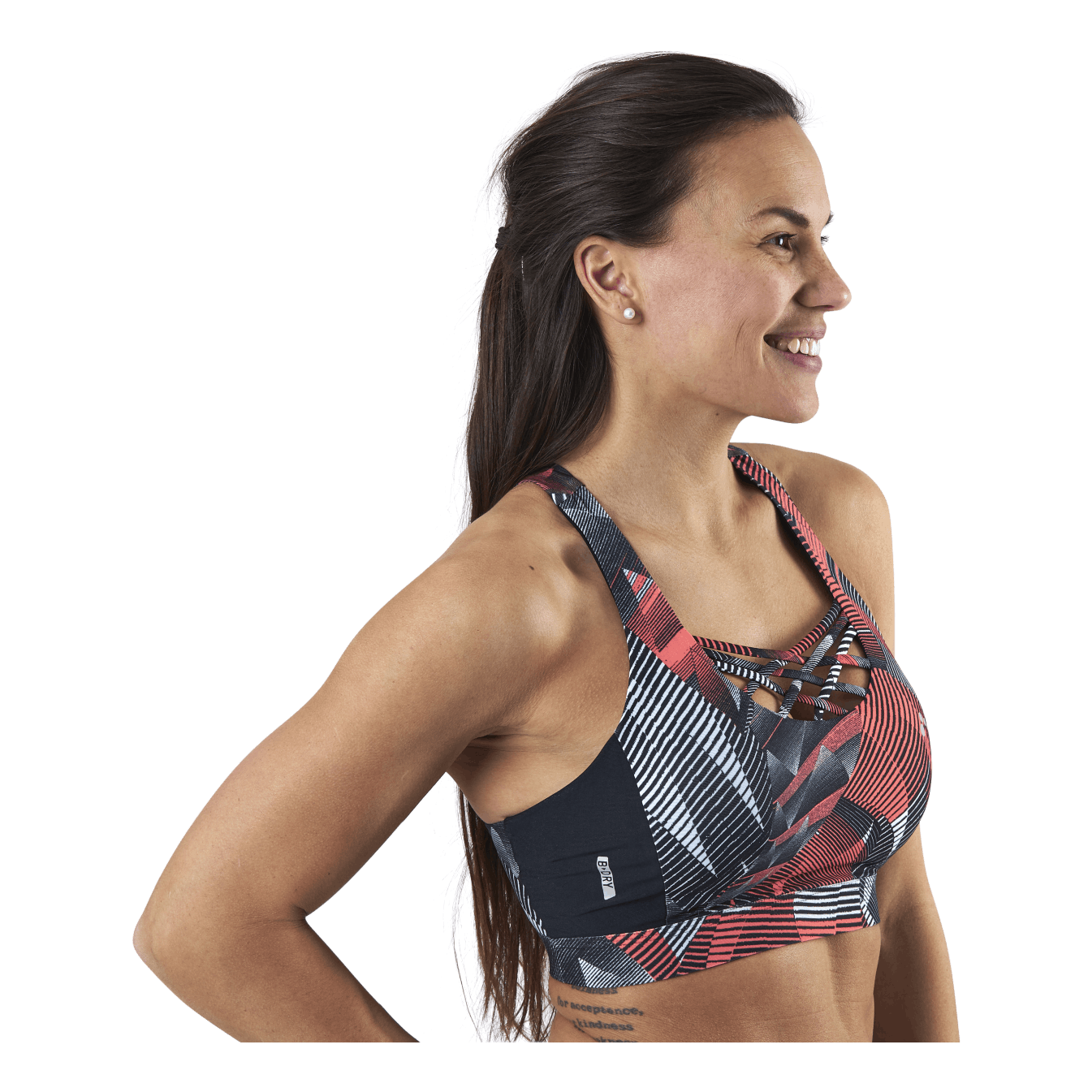 Judie Aop Training Bra Black