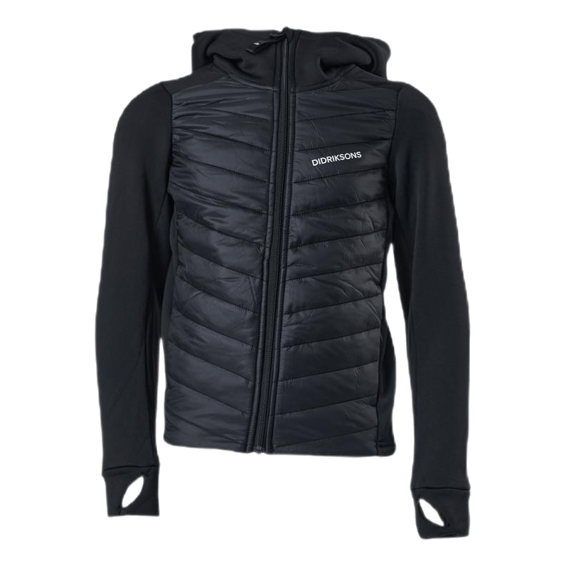 Halden Hybrid Boys Hoodie Black