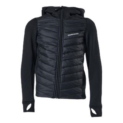 Halden Hybrid Boys Hoodie Black