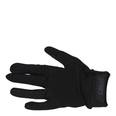 Exercise glove Long finger Black