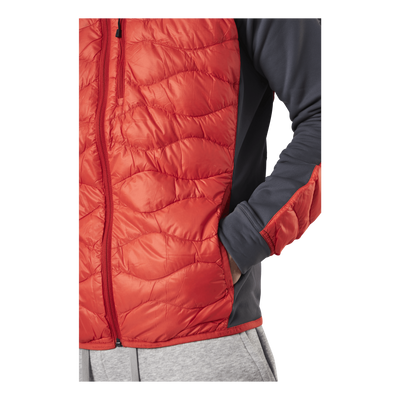 Helium Hybrid Hood Jacket Red