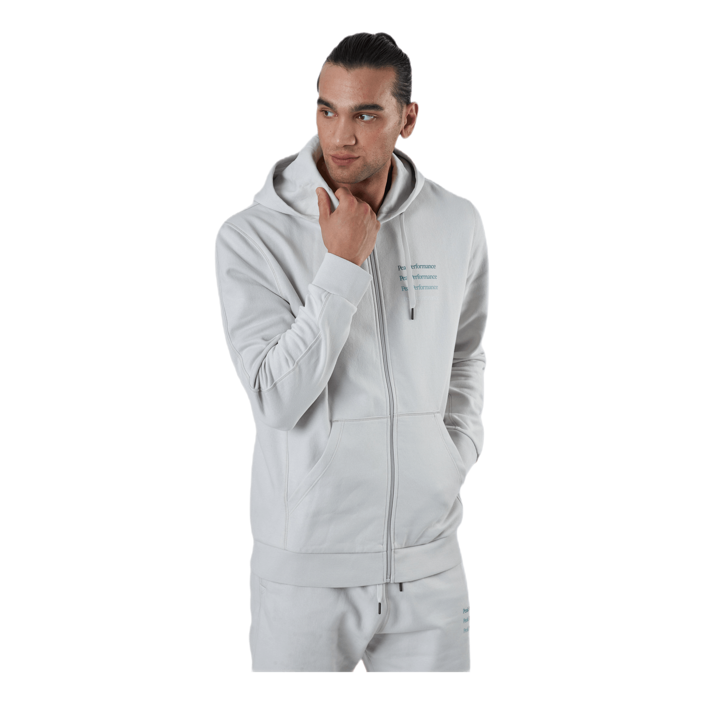 Ground Zip Hood Grey