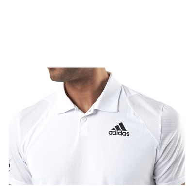 Club 3-Stripe Polo White