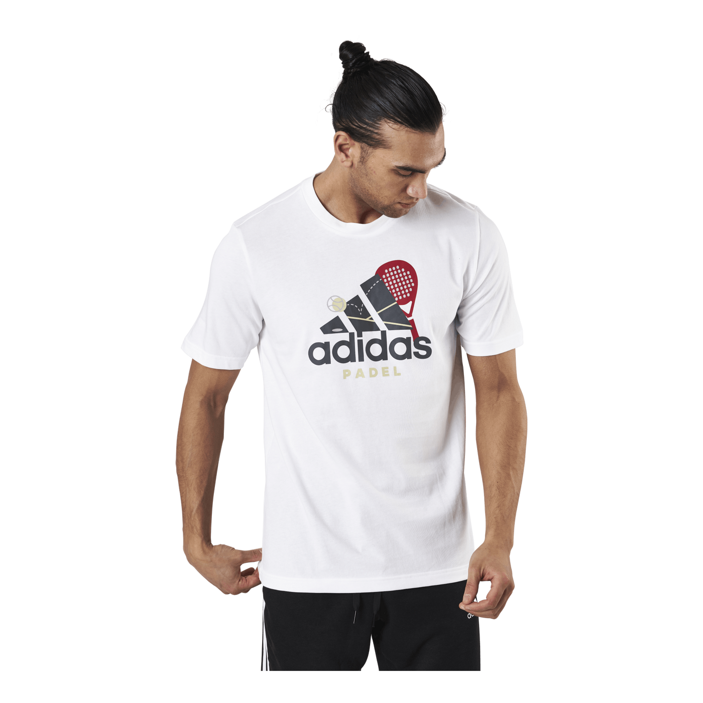 Padel Graphic Logo White