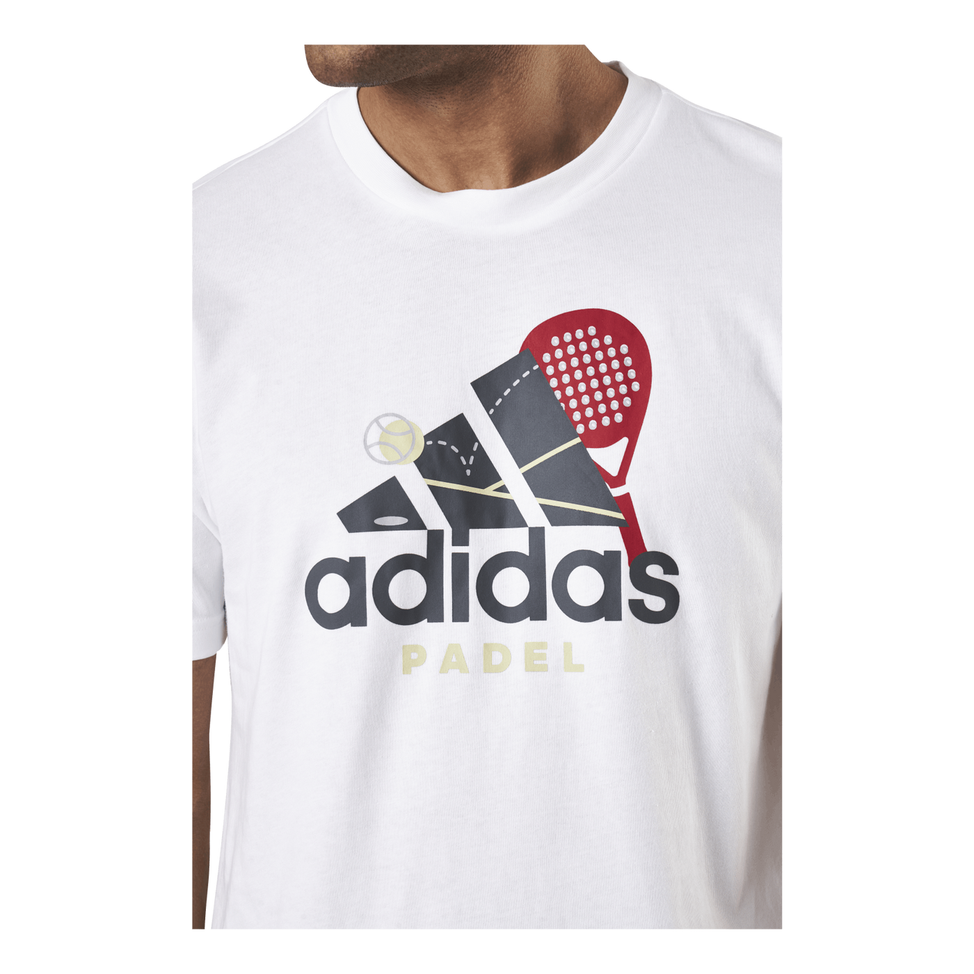 Padel Graphic Logo White