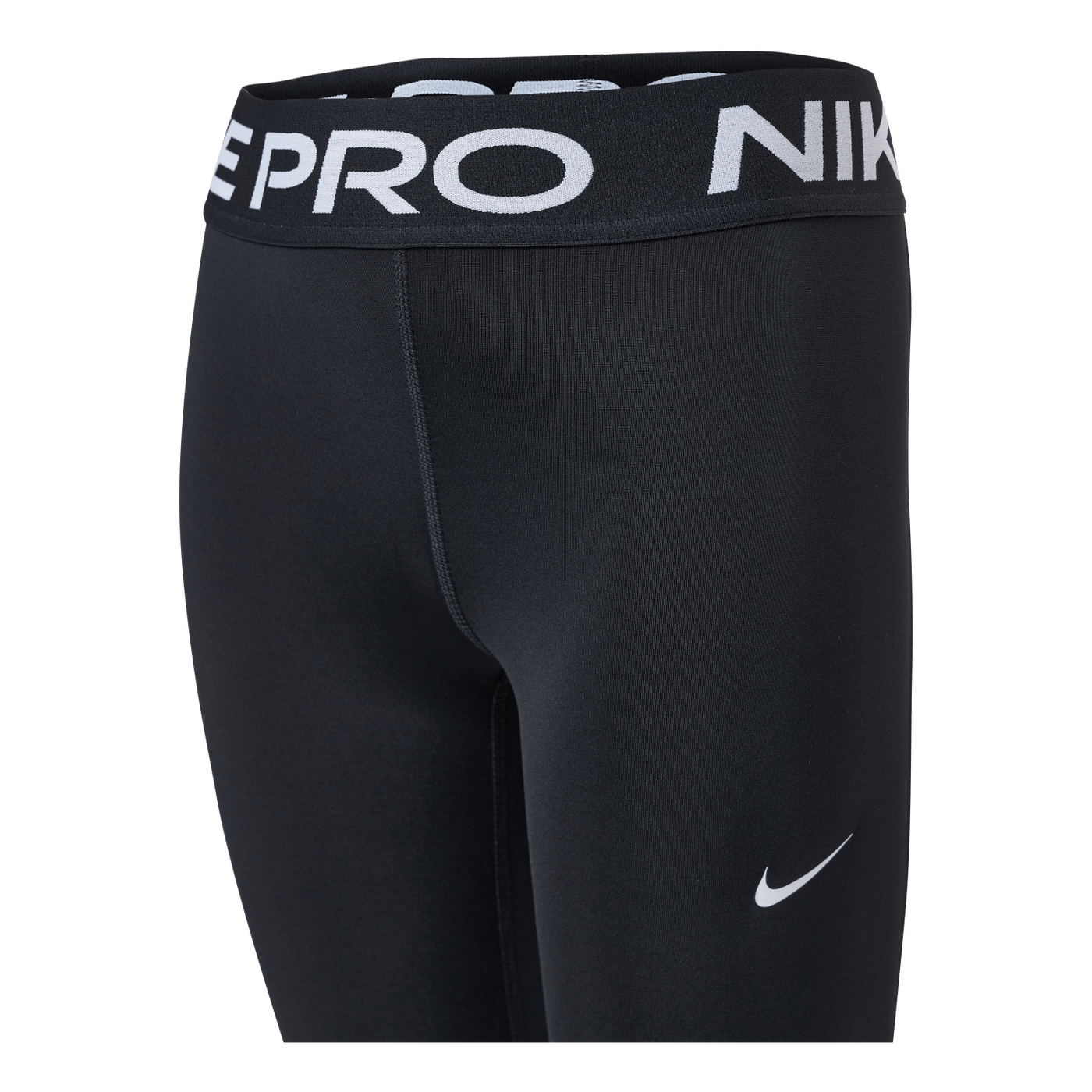 Nike Pro Big Kids' (Girls') Leggings BLACK/WHITE