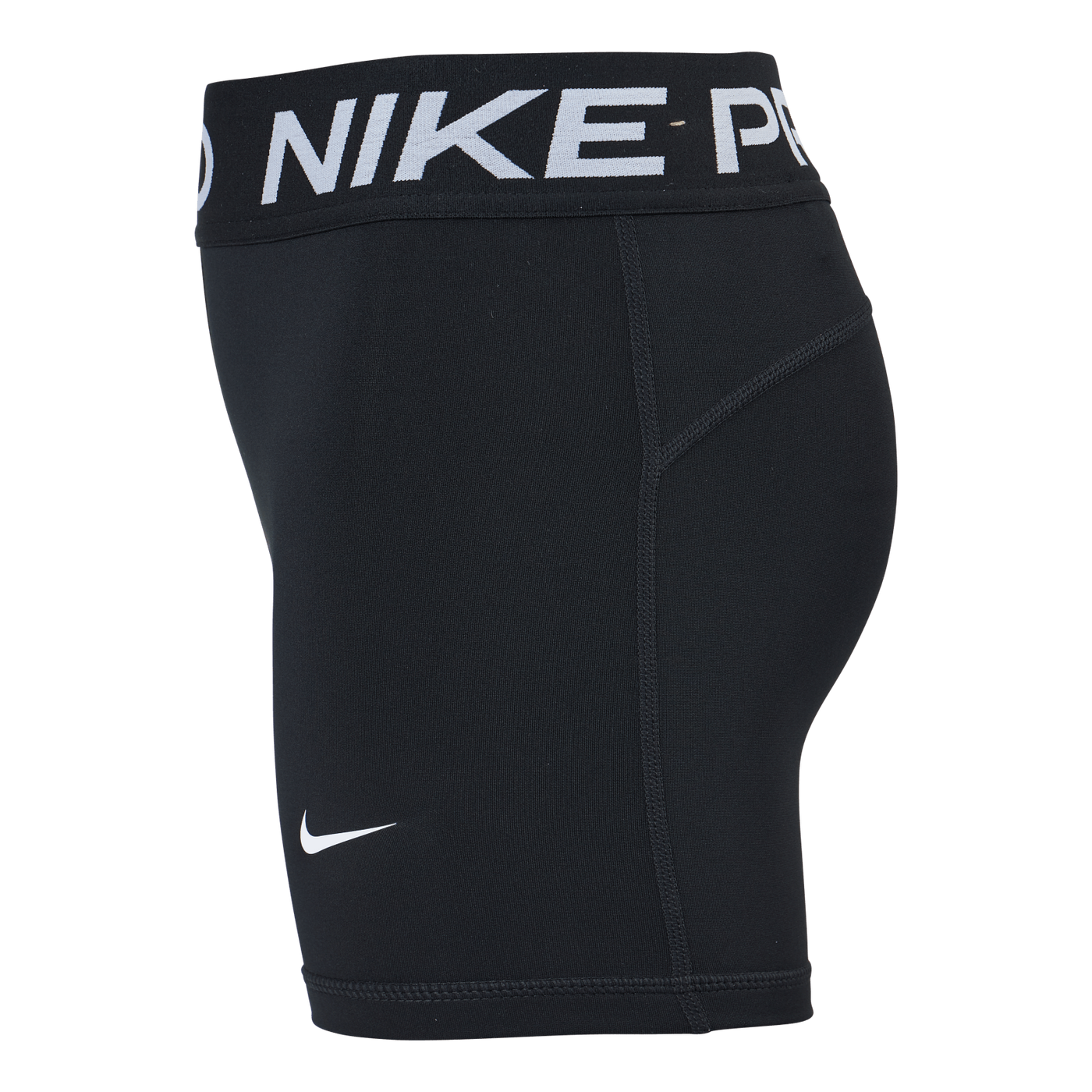 Nike Pro Big Kids' (Girls') Shorts BLACK/WHITE