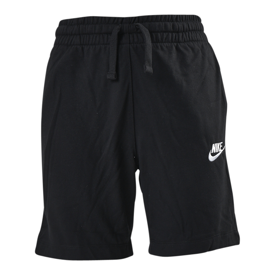 Sportswear Big Kids' (Boys') Jersey Shorts BLACK/WHITE/WHITE