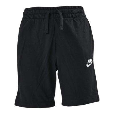 Sportswear Big Kids' (Boys') Jersey Shorts BLACK/WHITE/WHITE