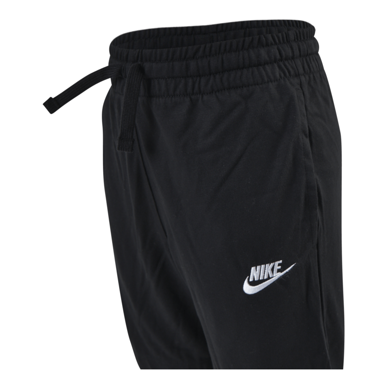 Sportswear Big Kids' (Boys') Jersey Shorts BLACK/WHITE/WHITE