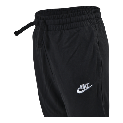 Sportswear Big Kids' (Boys') Jersey Shorts BLACK/WHITE/WHITE