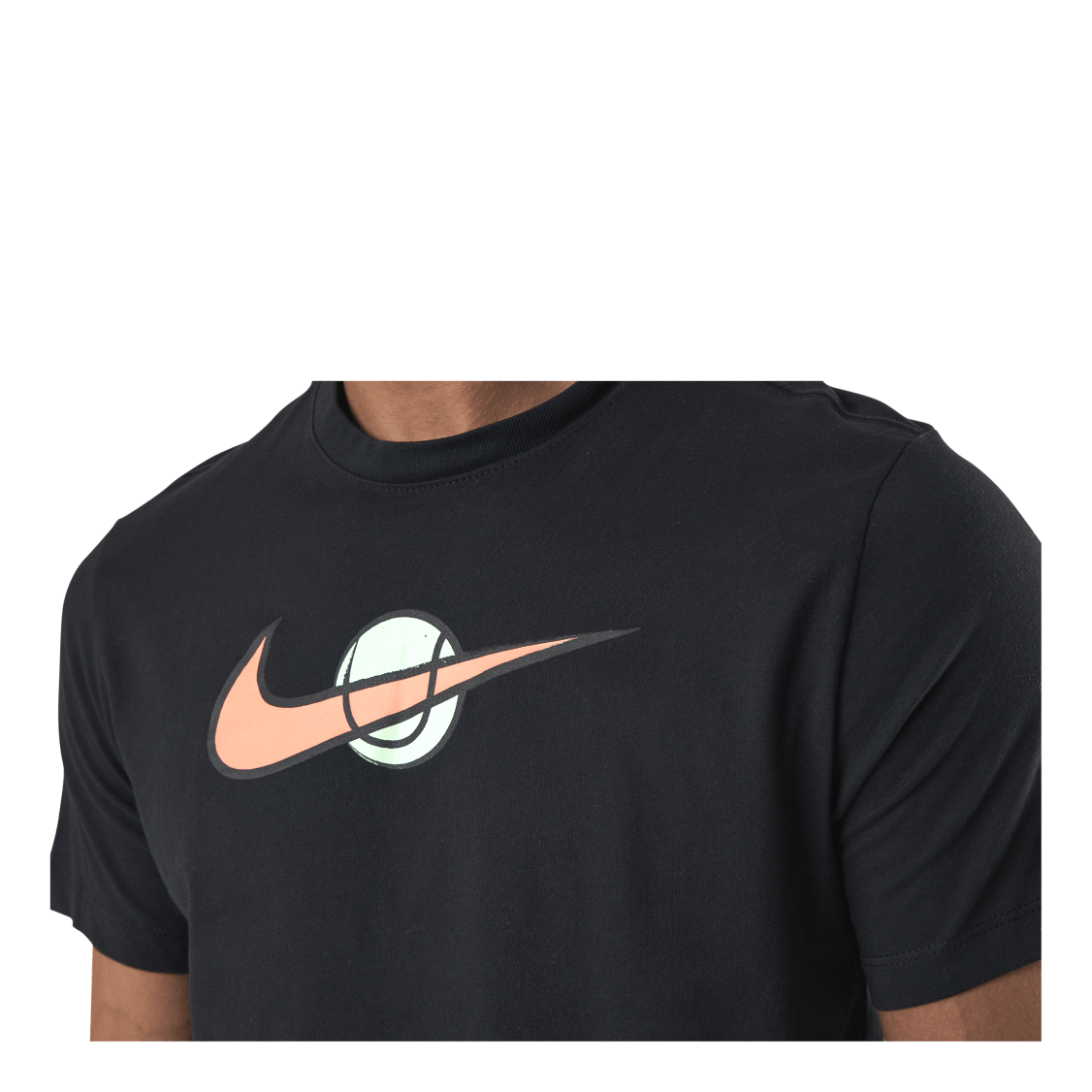 Court Swoosh Tee Black